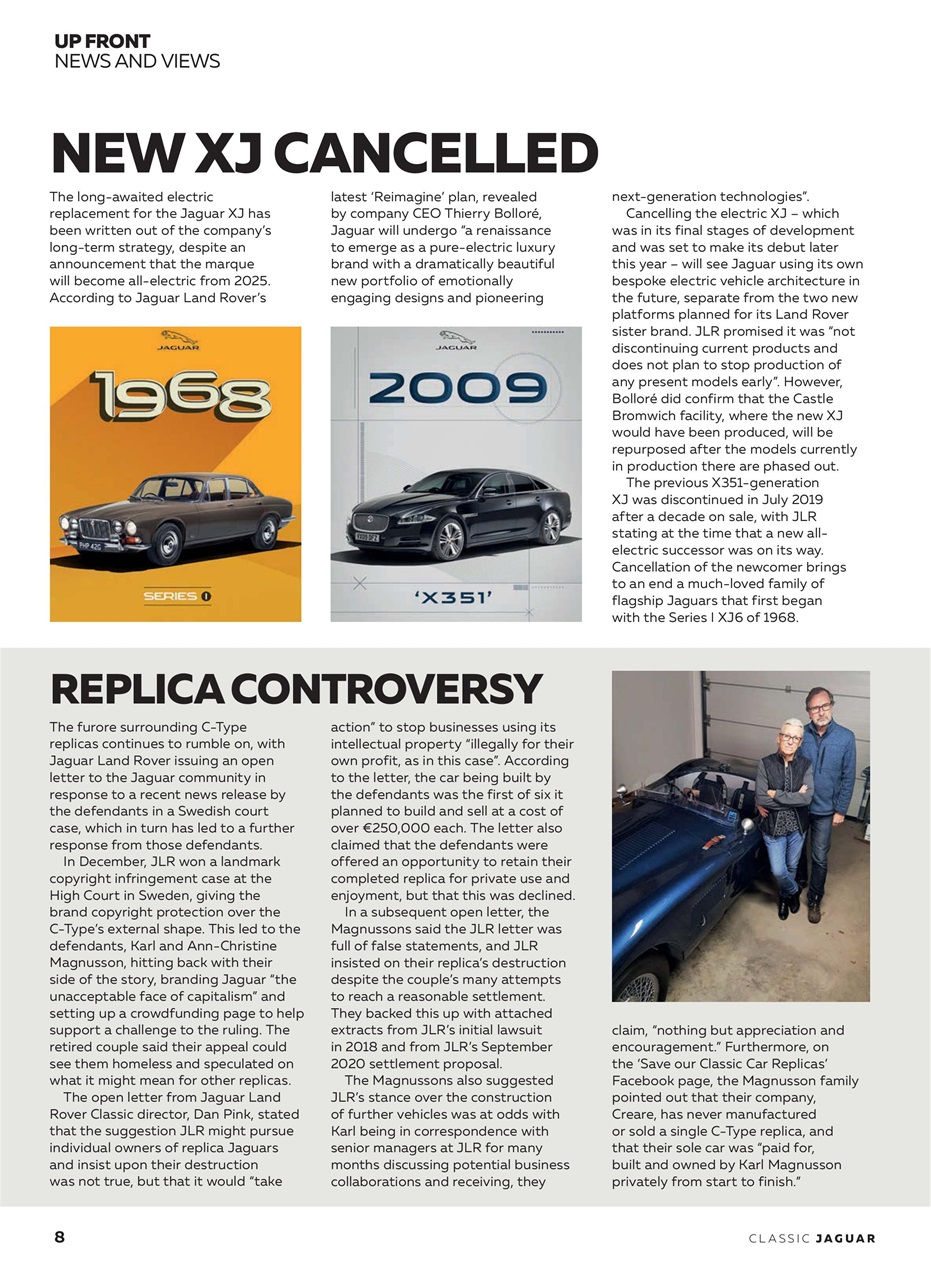 Classic Jaguar Preview Pages