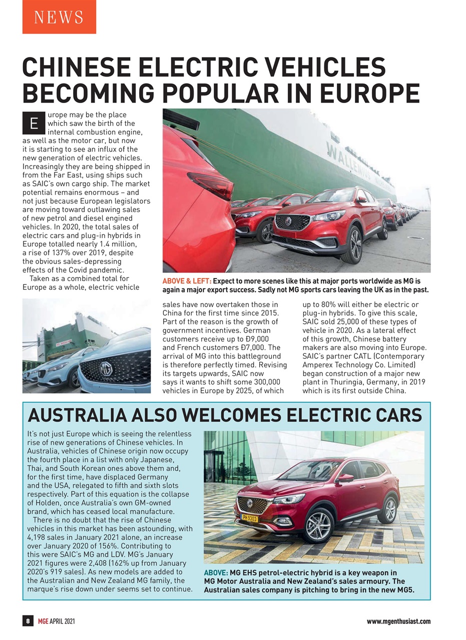 MG Enthusiast Preview Pages