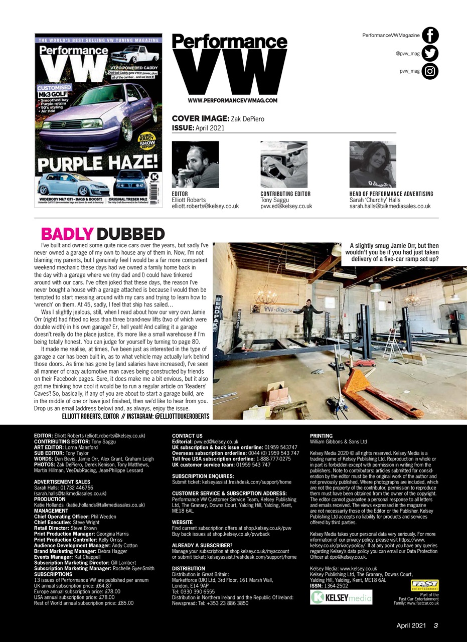 Performance VW Preview Pages