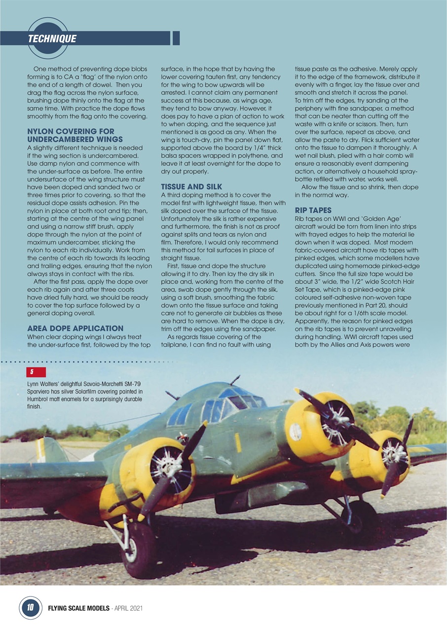 Radio Control Model Flyer Preview Pages