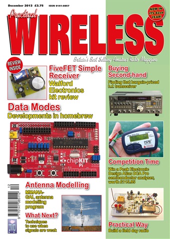 Practical Wireless issue December 2013