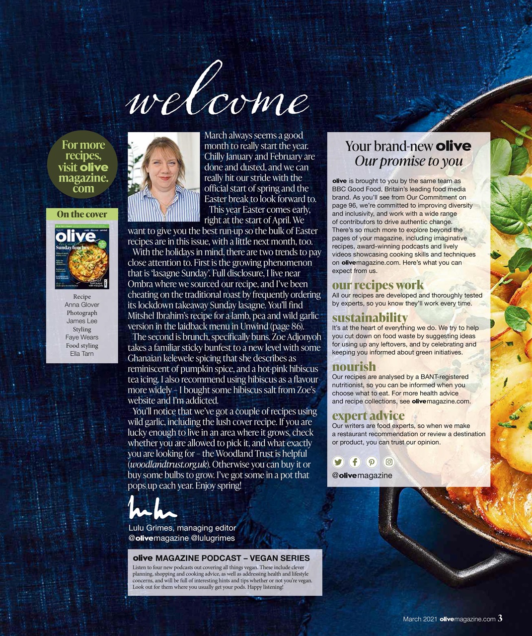 Olive Magazine Preview Pages