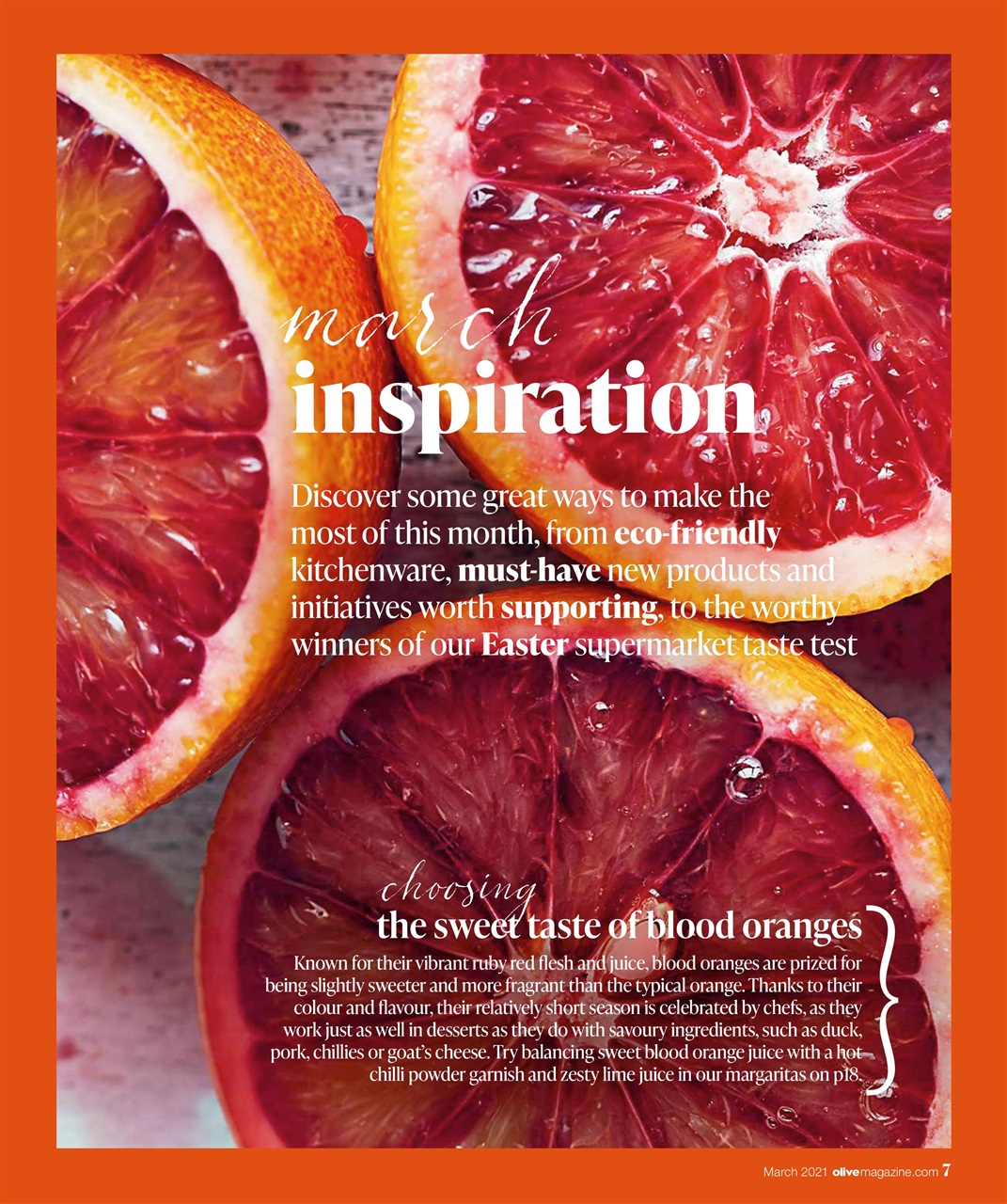 Olive Magazine Preview Pages