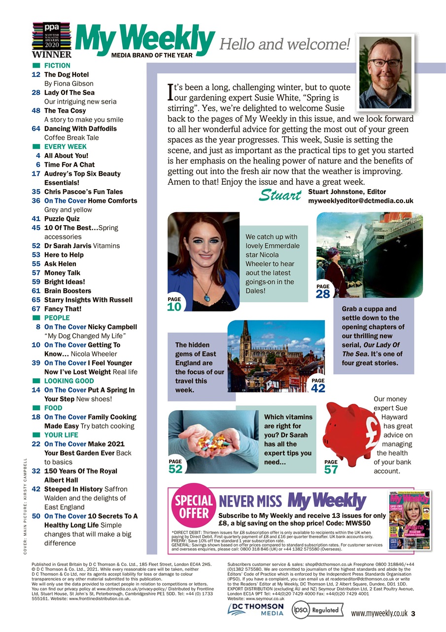 My Weekly Preview Pages