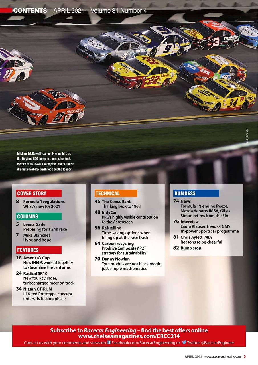 Racecar Engineering Preview Pages