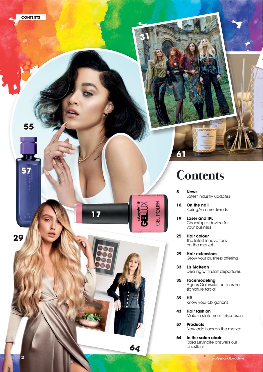 Professional Beauty & HJ Ireland Preview Pages