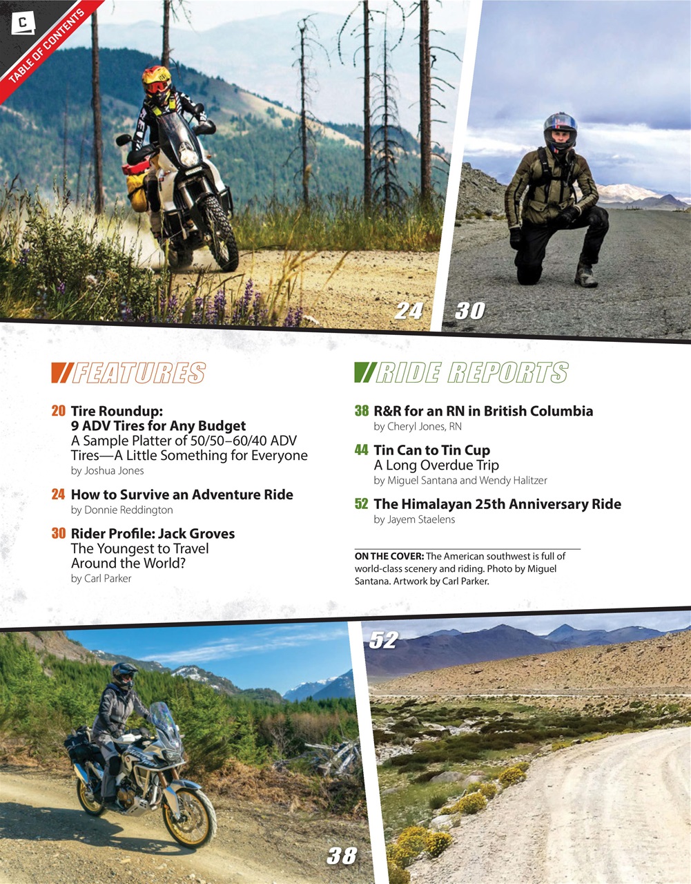 Adventure Motorcycle Preview Pages