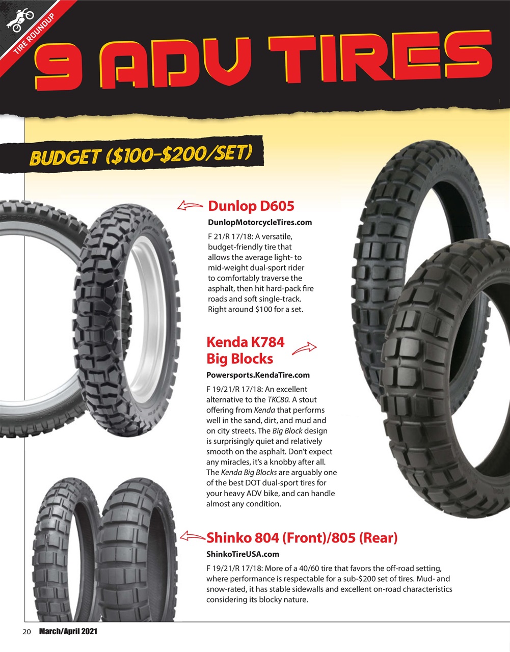 Adventure Motorcycle Preview Pages