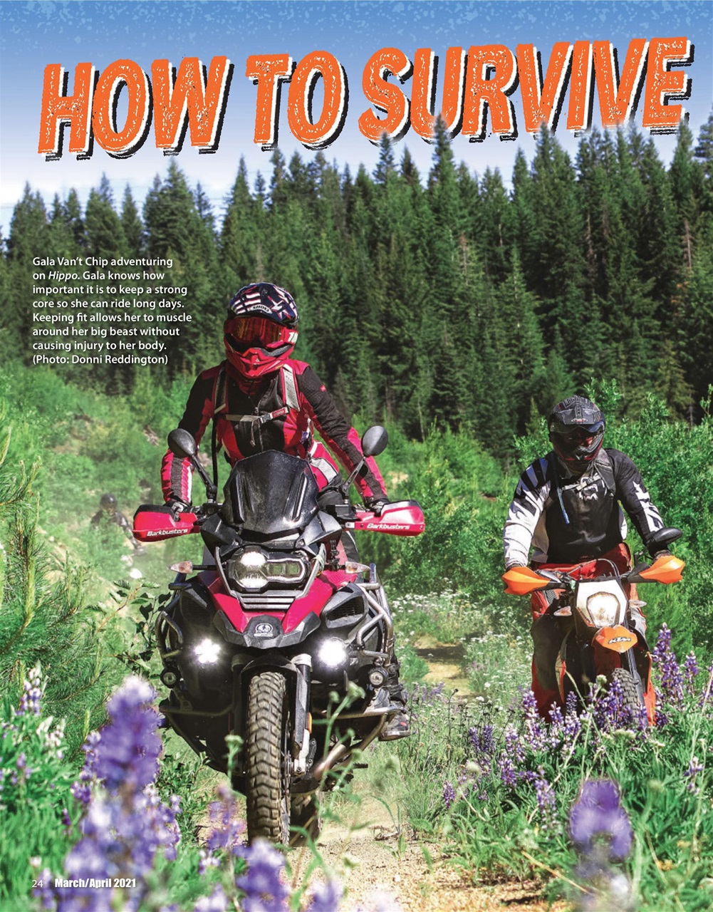 Adventure Motorcycle Preview Pages