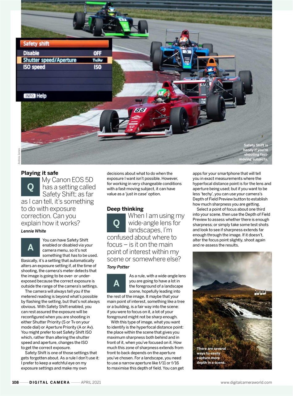 Digital Camera Magazine Preview Pages