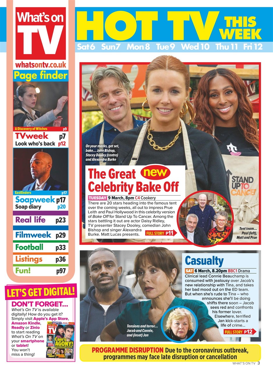 What's on TV Preview Pages