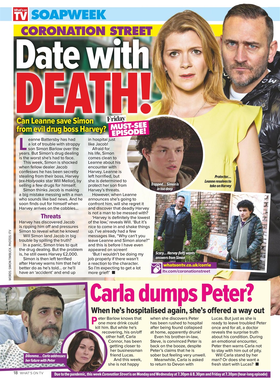 What's on TV Preview Pages