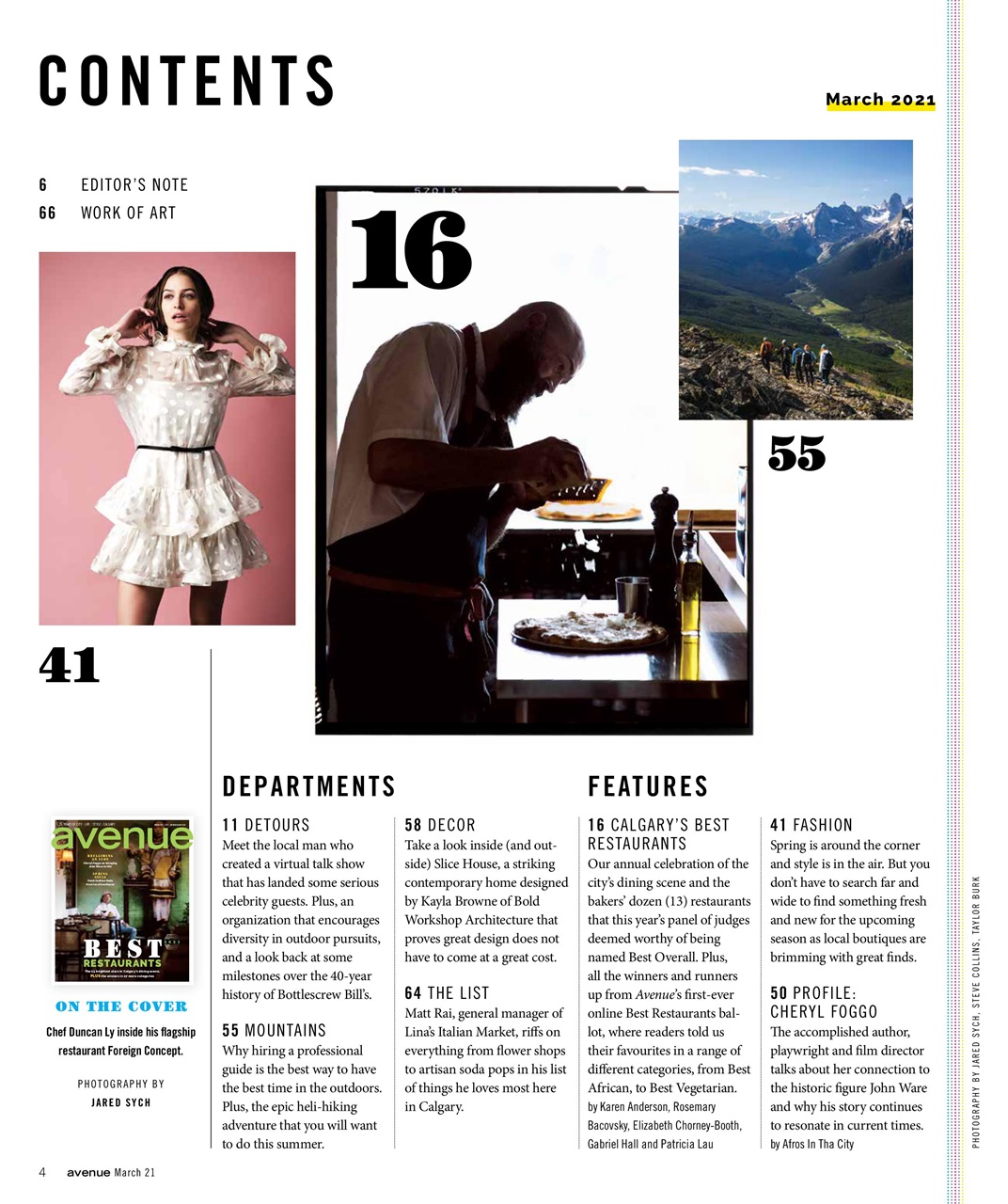 Avenue Calgary Preview Pages