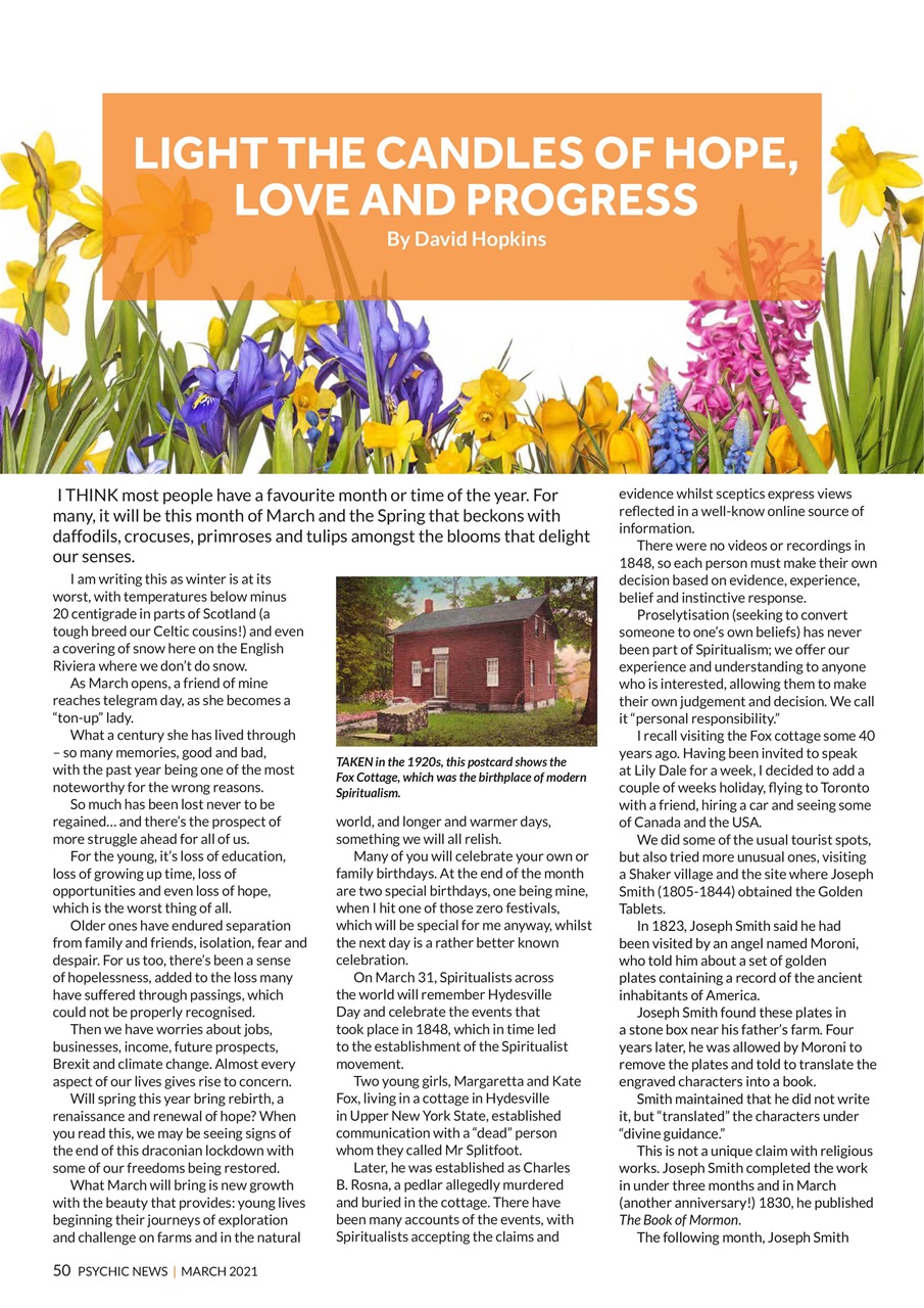 Psychic News Preview Pages