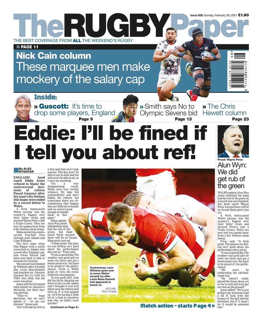 The Rugby Paper Preview Pages