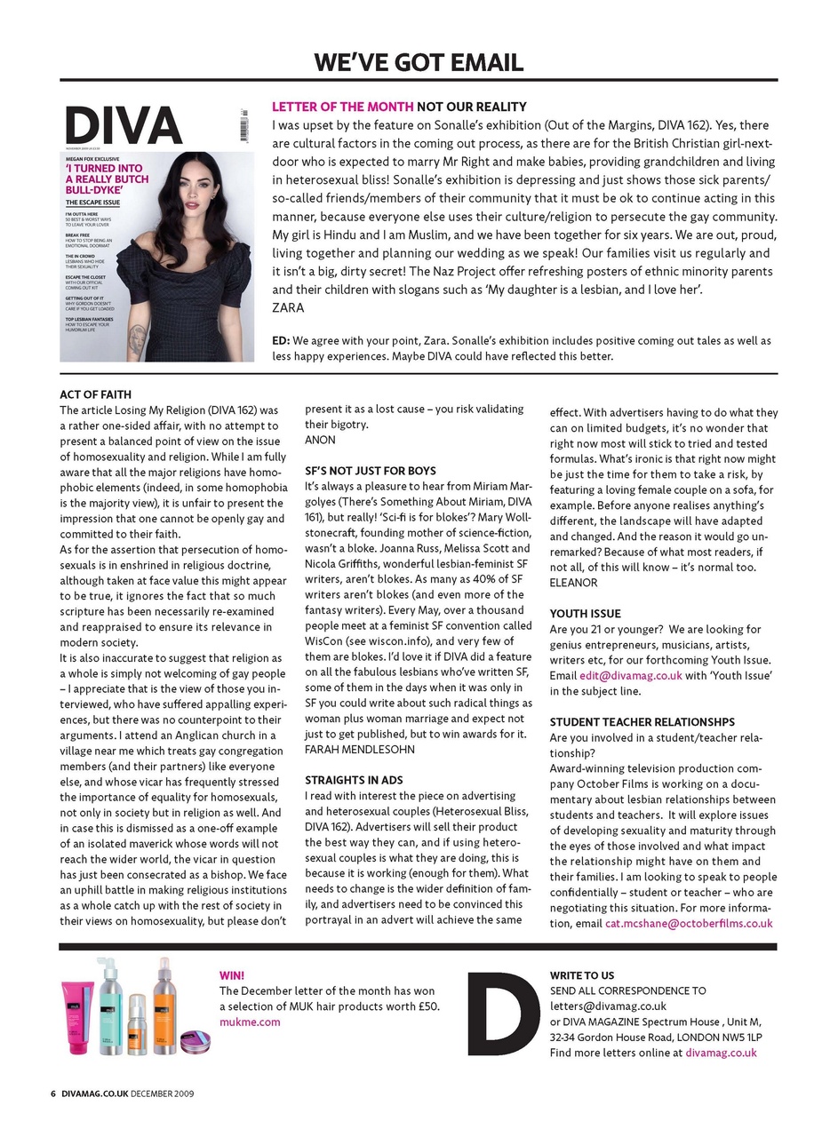 DIVA Magazine Preview Pages