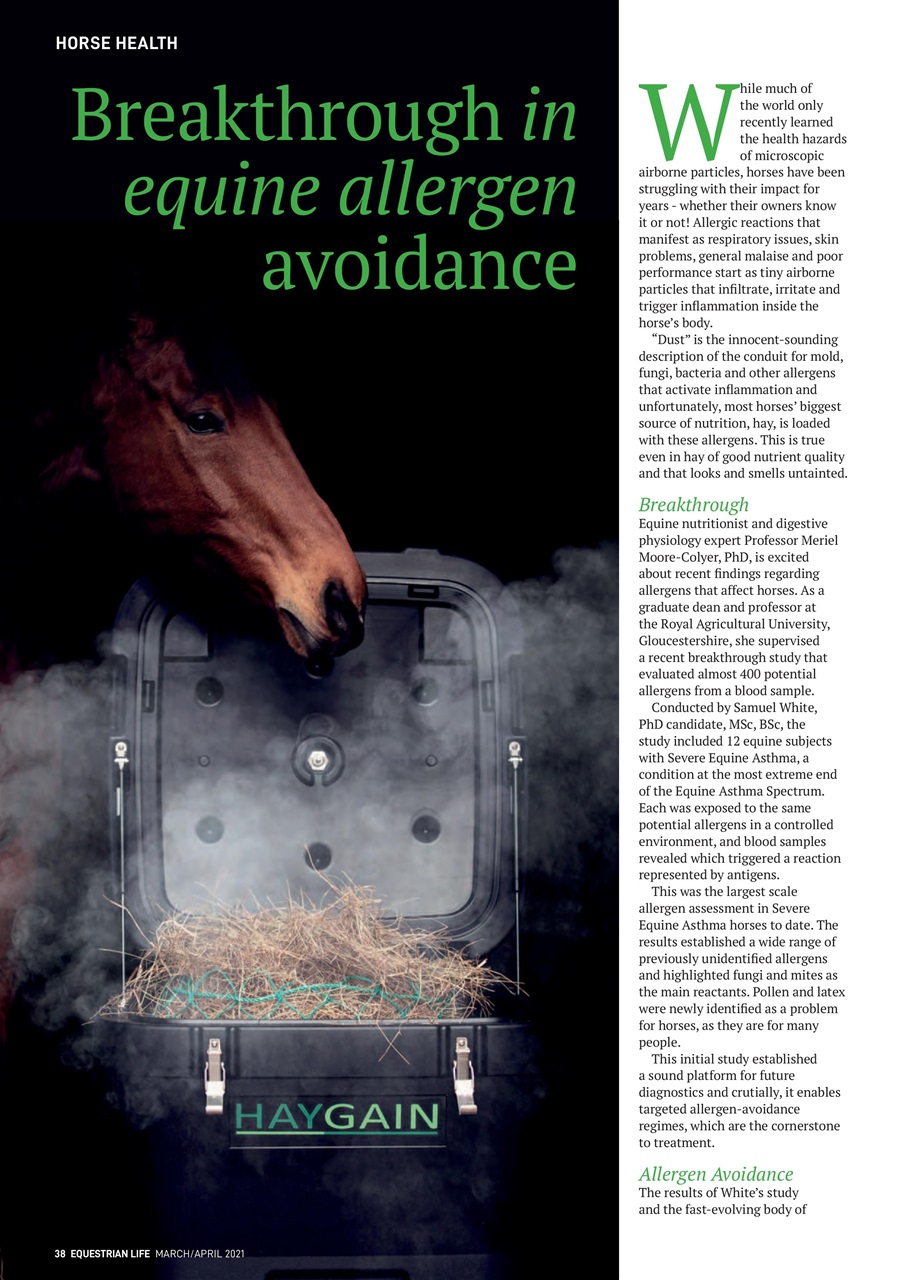 Equestrian Life Magazine Preview Pages