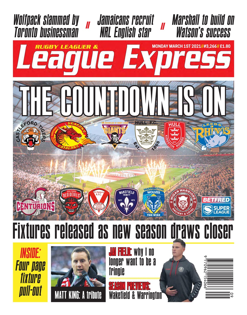 League Express Preview Pages