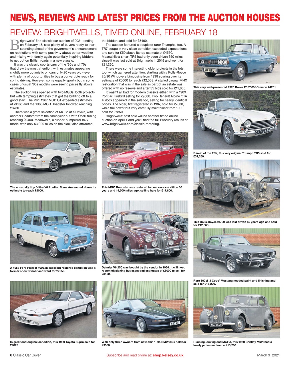 Classic Car Buyer Preview Pages