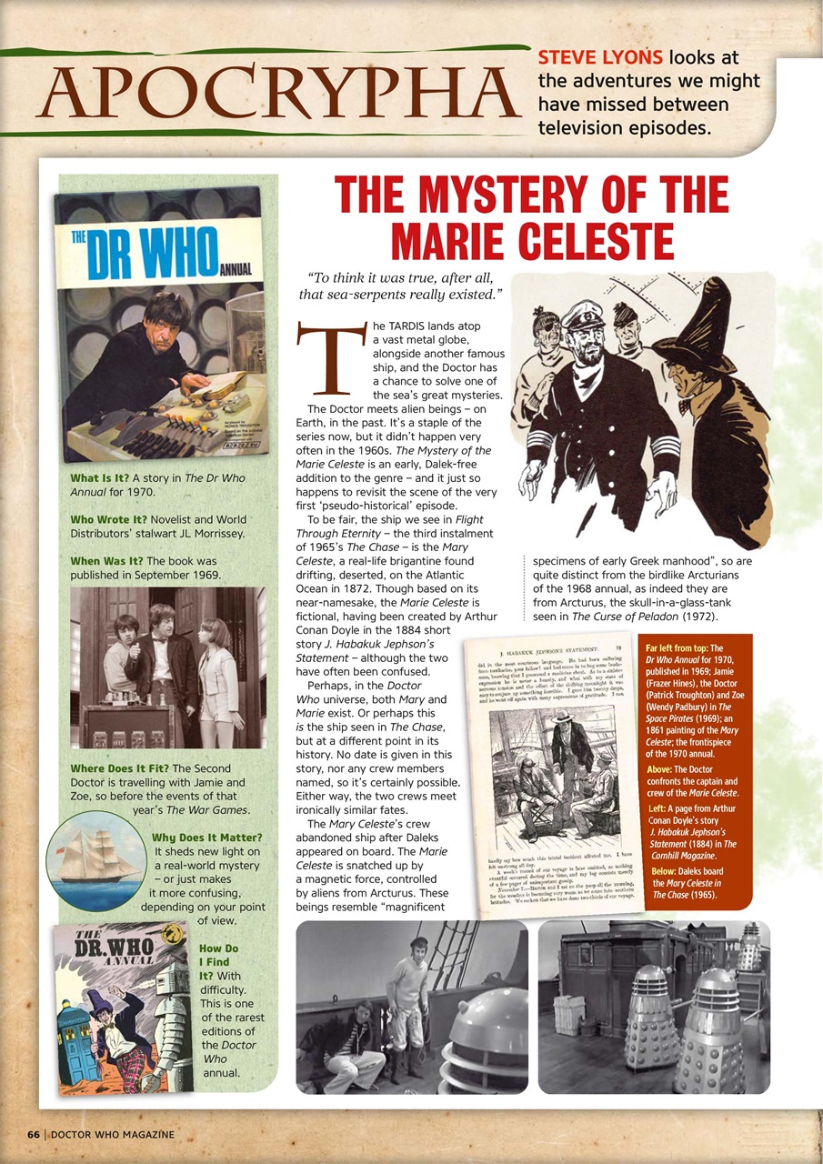 Doctor Who Magazine Preview Pages