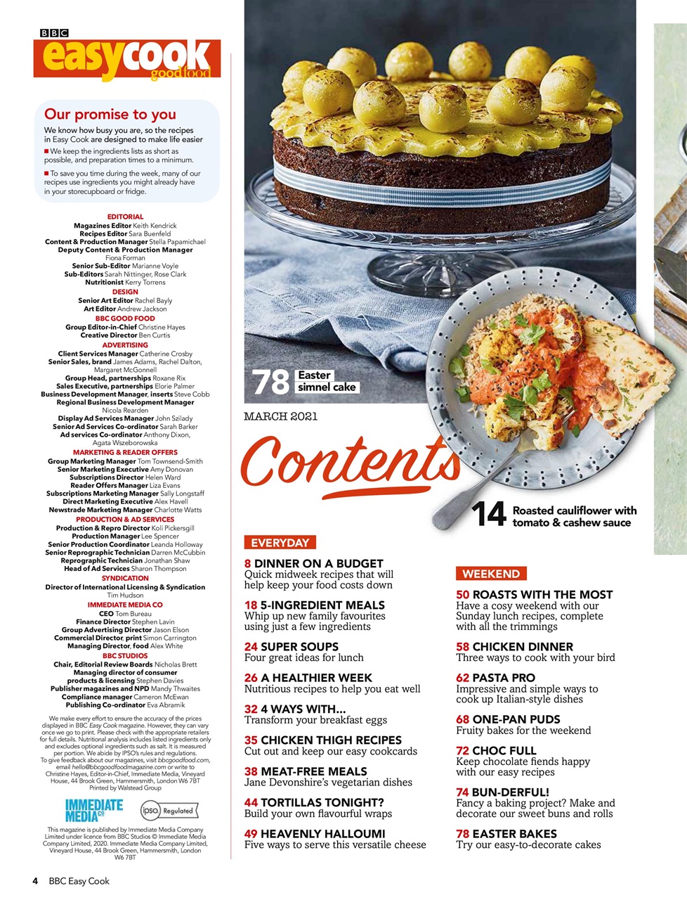 Easy Cook Magazine Preview Pages
