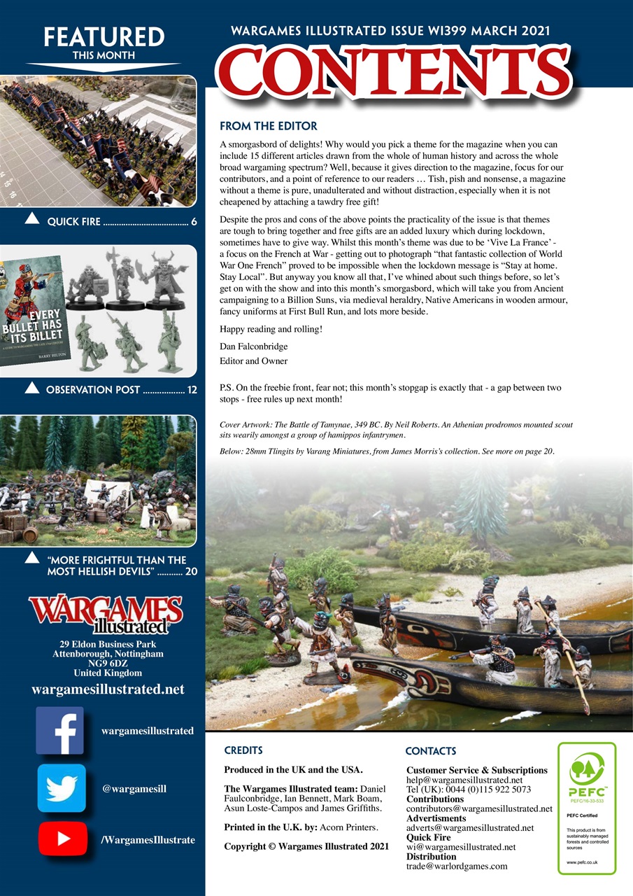 Wargames Illustrated Preview Pages