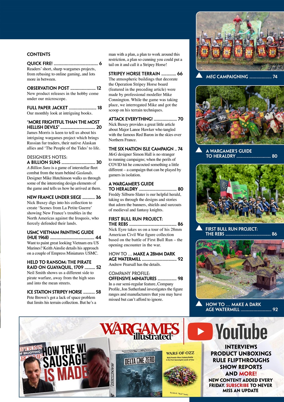 Wargames Illustrated Preview Pages