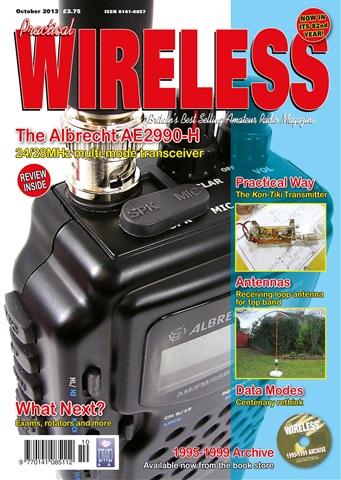 Practical Wireless issue October 2013