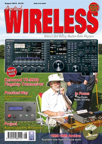 Practical Wireless issue August 2013