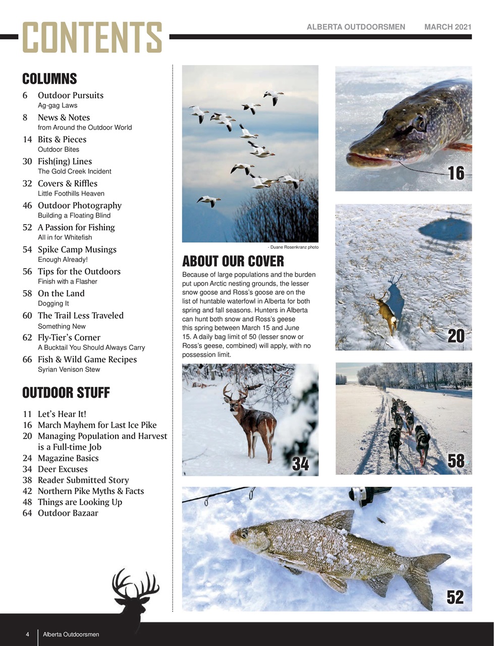 Alberta Outdoors Preview Pages