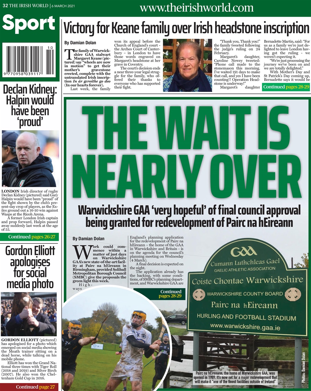 Irish World Preview Pages