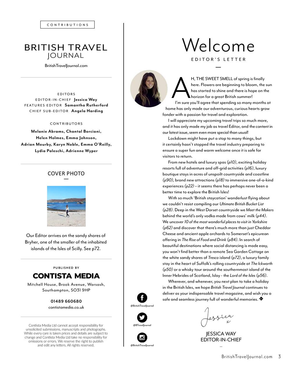 British Travel Journal Preview Pages