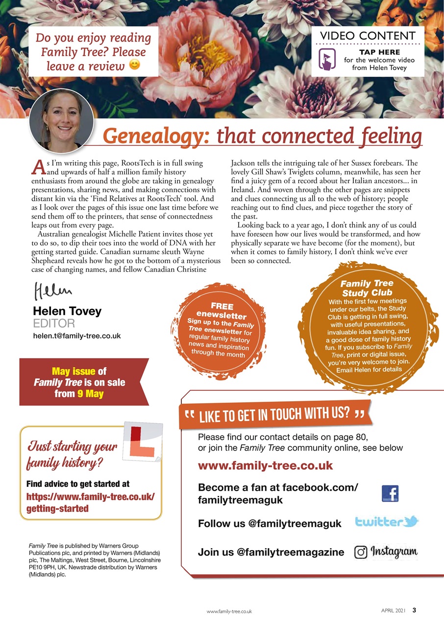 Family Tree Preview Pages