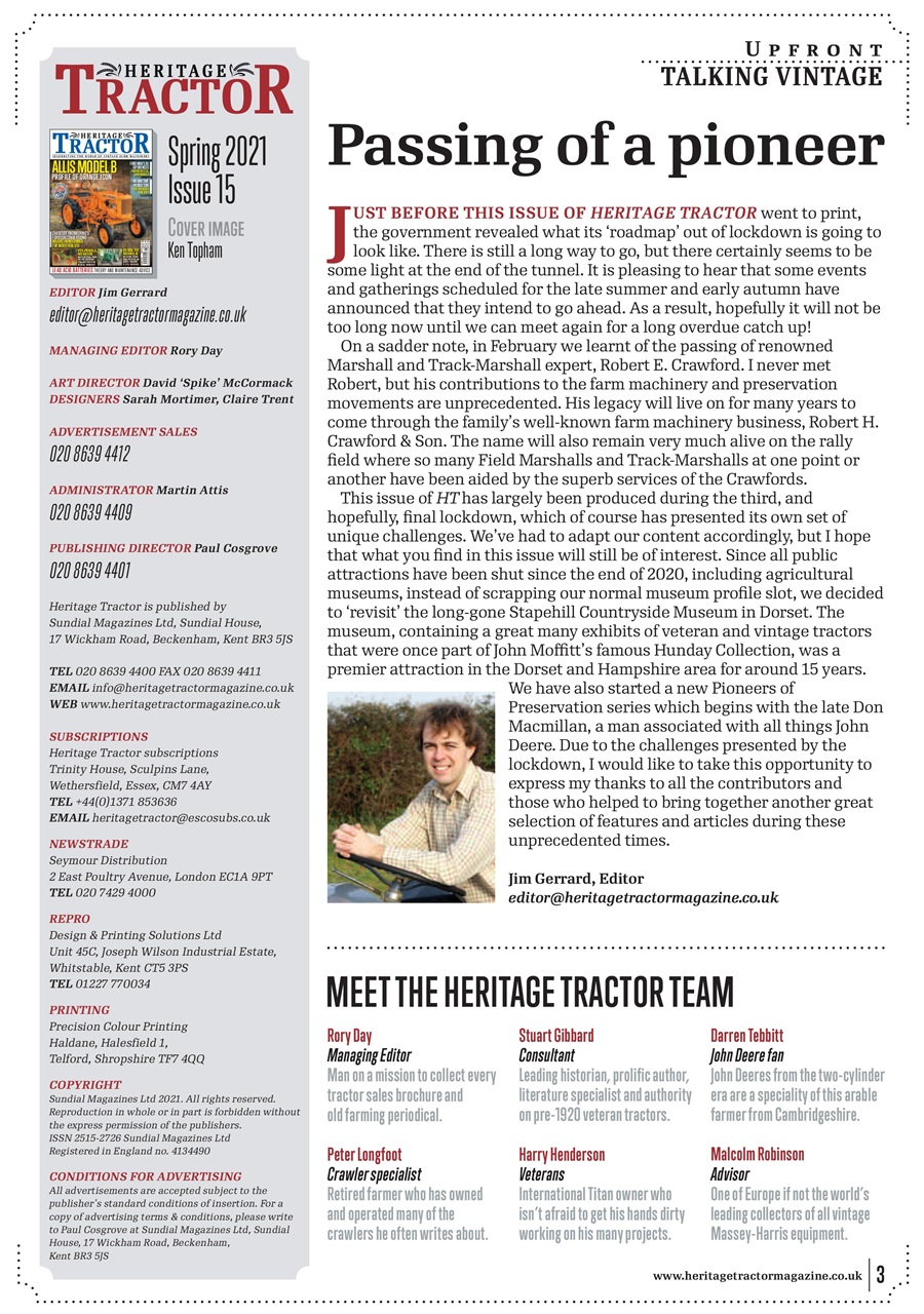 Classic Tractor Preview Pages