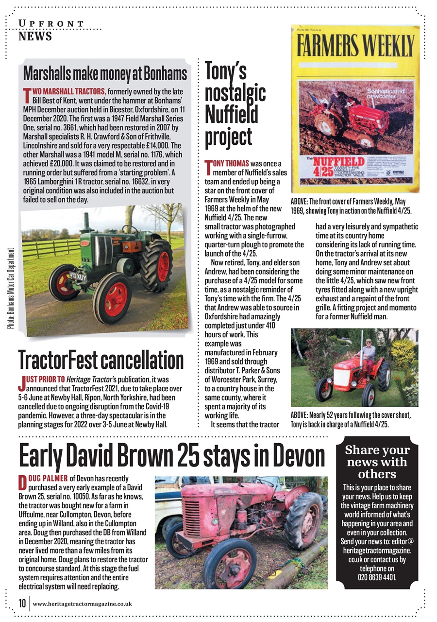 Classic Tractor Preview Pages