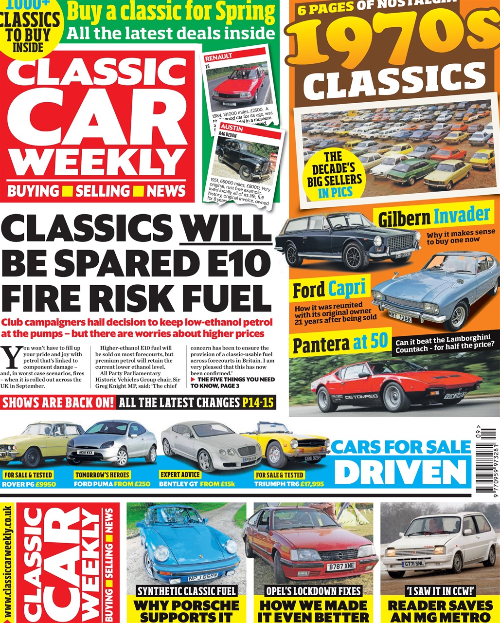 Classic Car Weekly Preview Pages