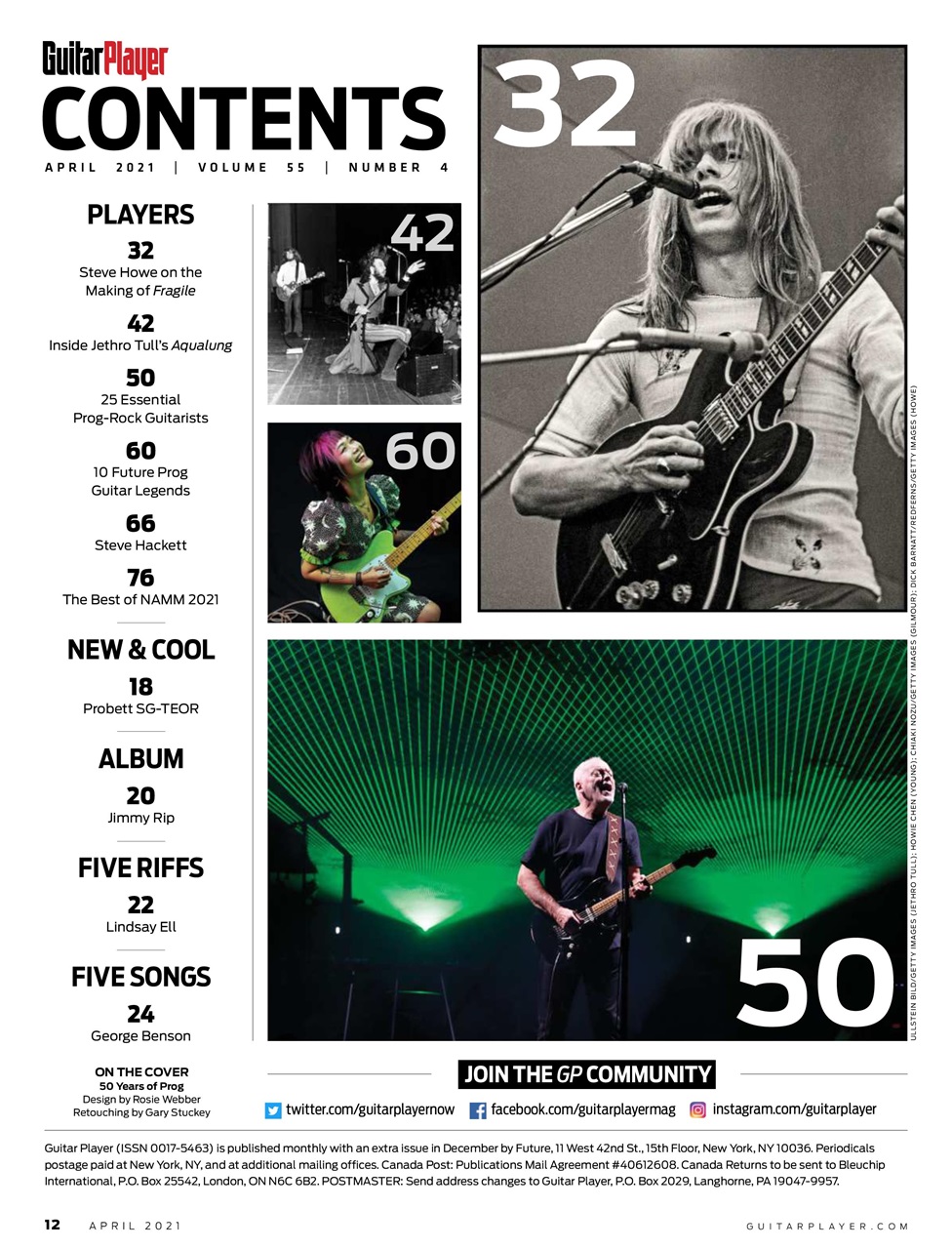 Guitar Player Preview Pages