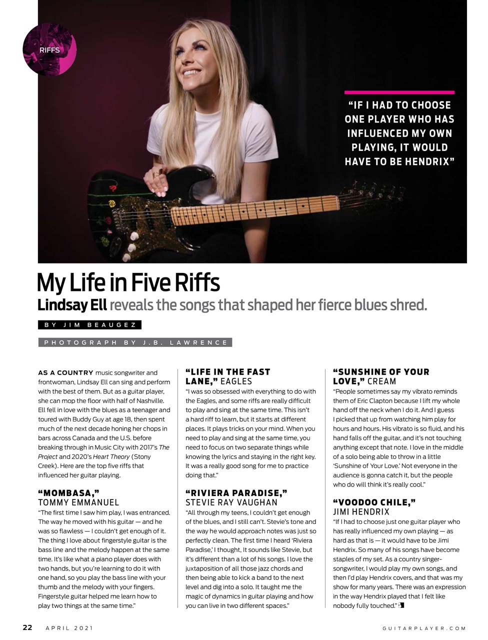 Guitar Player Preview Pages