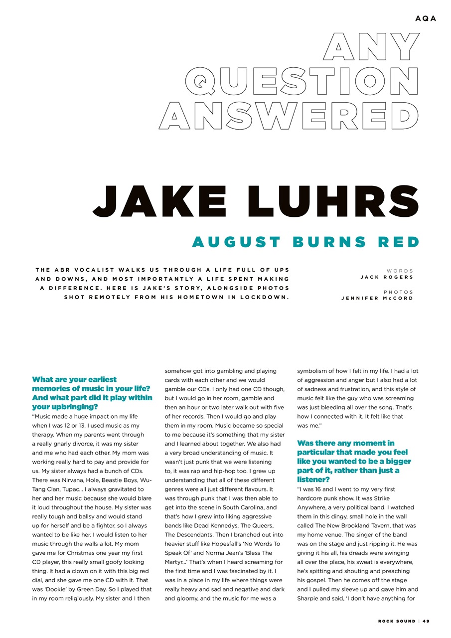 Rock Sound Magazine Preview Pages