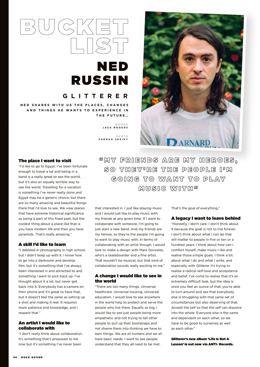 Rock Sound Magazine Preview Pages