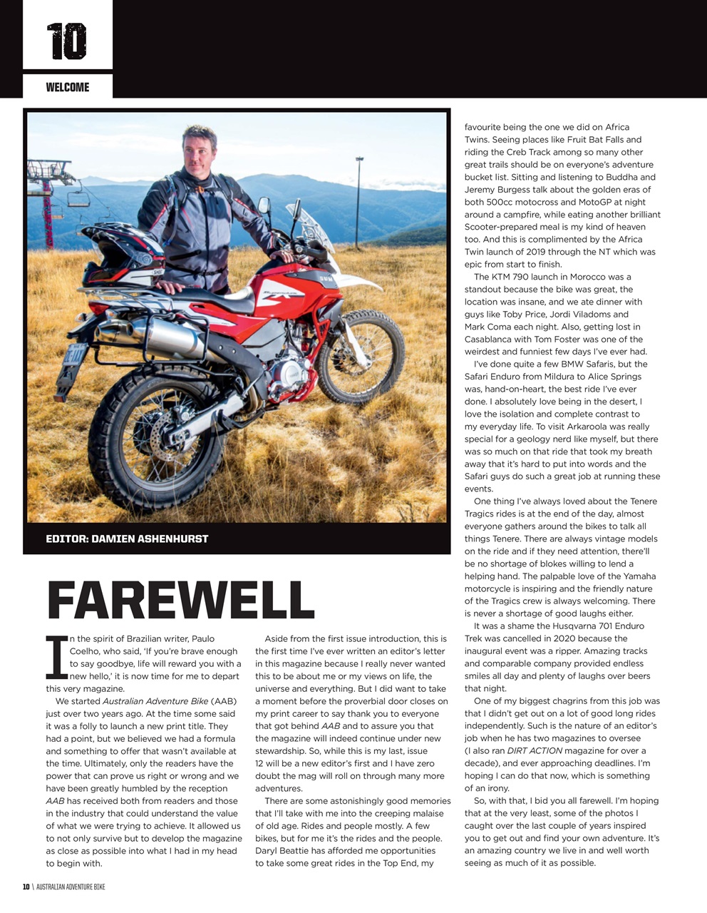Australian Adventure Bike Preview Pages