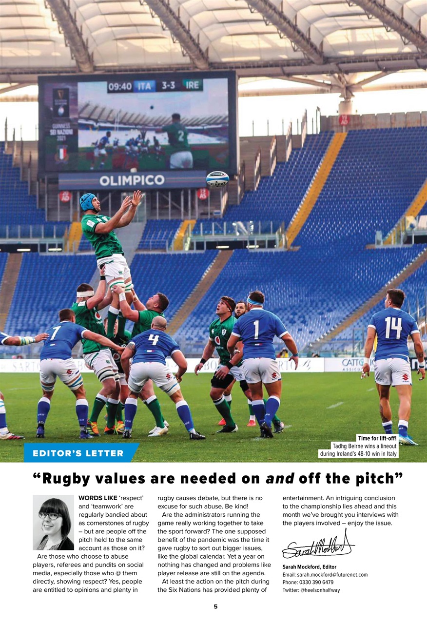 Rugby World Preview Pages