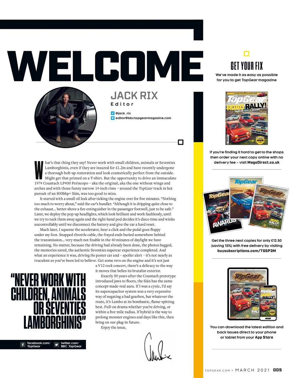 BBC Top Gear Magazine Preview Pages