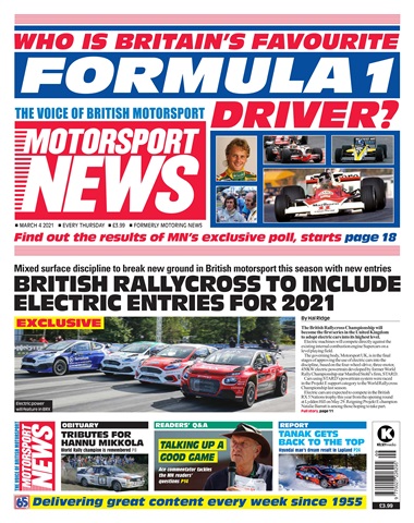 Motorsport News issue March 4 2021