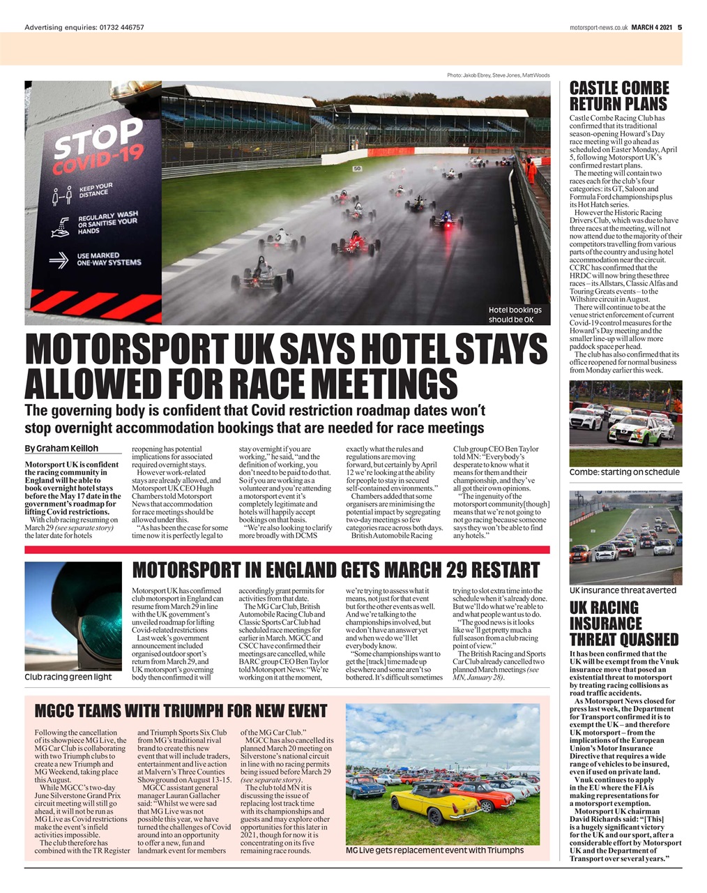 Motorsport News Preview Pages