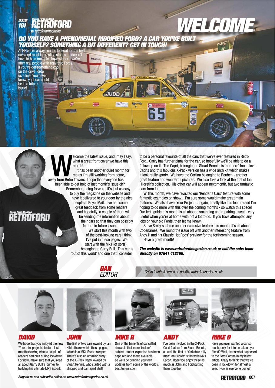 Retro Ford Preview Pages