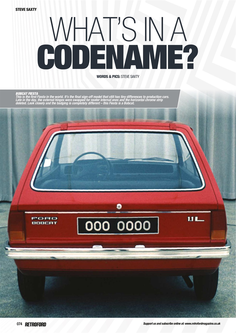 Retro Ford Preview Pages