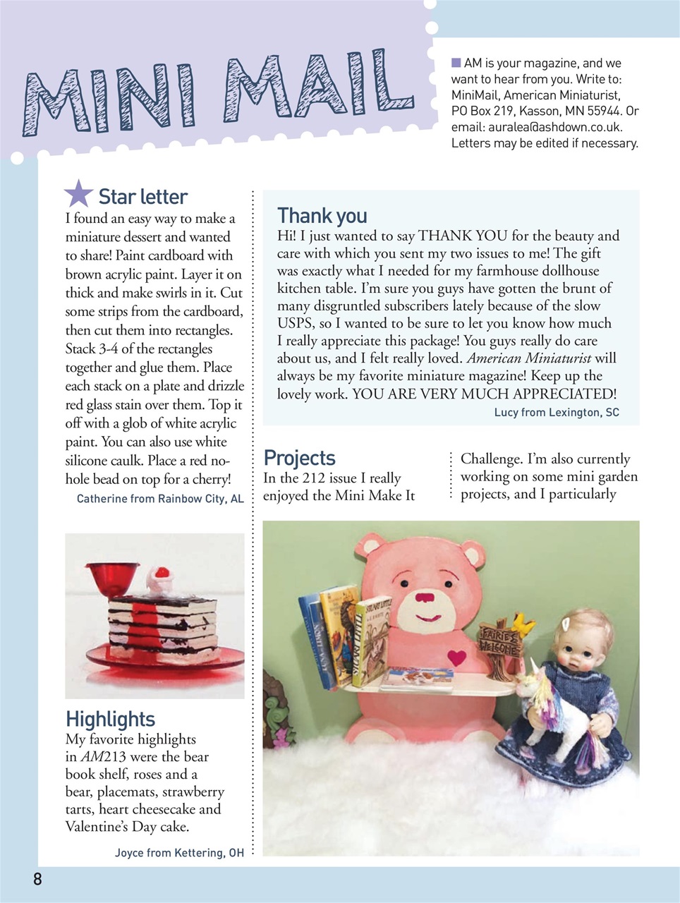 American Miniaturist Preview Pages