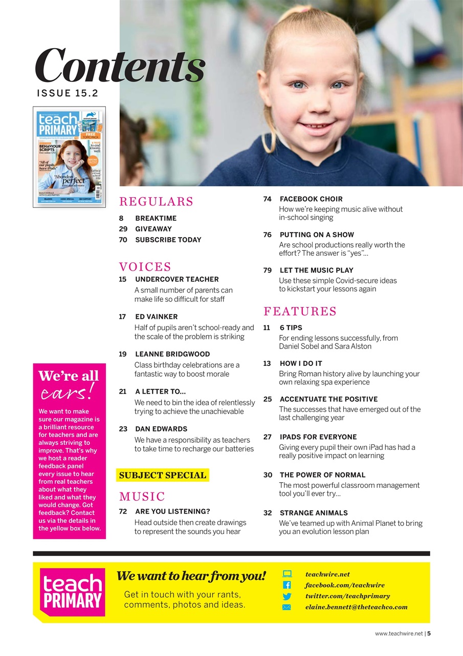 Teach Primary Preview Pages