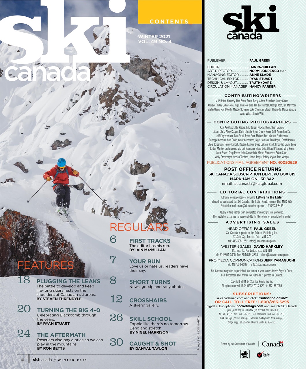 Ski Canada Preview Pages